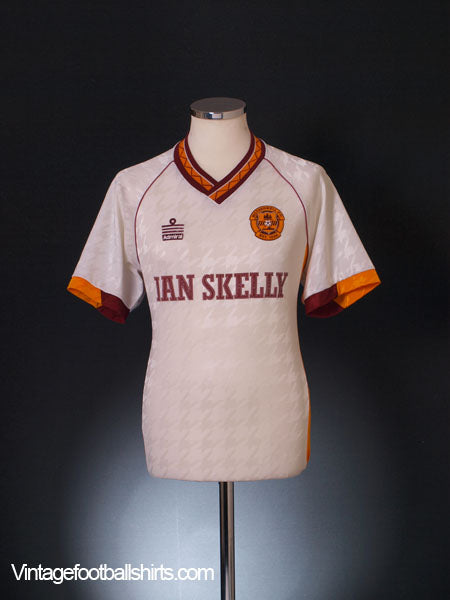 1990-91 Motherwell Away Shirt M Football Shirt