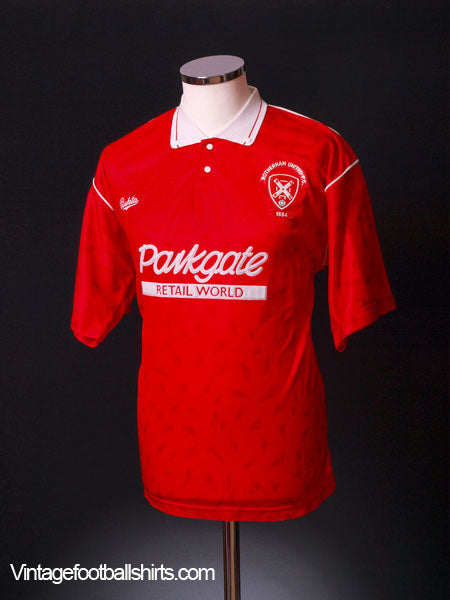1990-91 Rotherham Home Shirt M Football Shirt