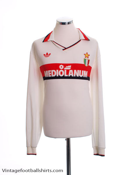 1990-92 AC Milan Away Shirt L/S XL Football Shirt