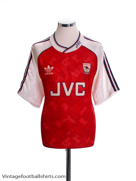 1990-92 Arsenal Home Shirt M Football Shirt