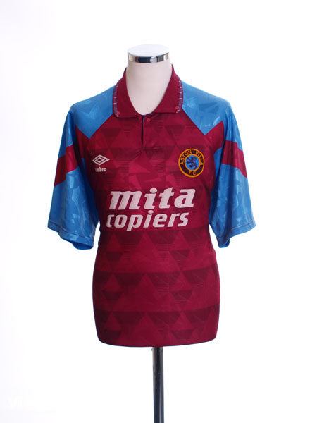 1990-92 Aston Villa Home Shirt XXL Football Shirt
