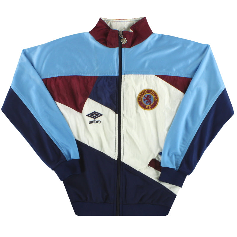1990-92 Aston Villa Umbro Track Jacket L.Boys Jacket