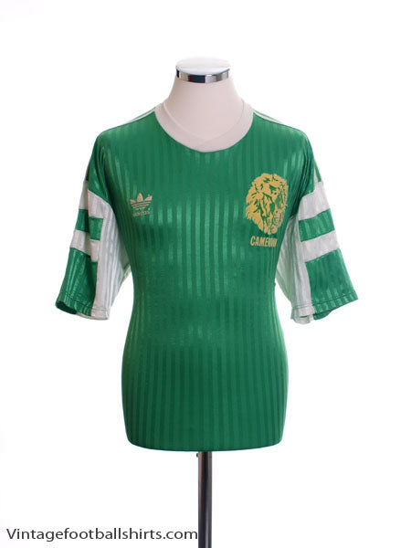 1990-92 Cameroon Home Shirt XL Football Shirt