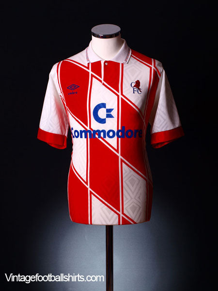 1990-92 Chelsea Away Shirt M Football Shirt