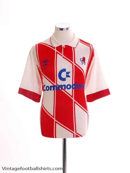 1990-92 Chelsea Away Shirt XL Football Shirt