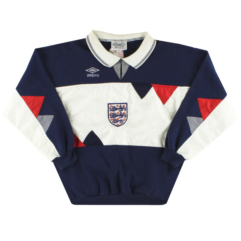 1990-92 England Umbro Sweatshirt Y Sweatshirt