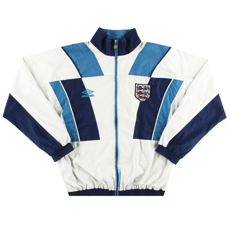 1990-92 England Umbro Track Jacket L Jacket