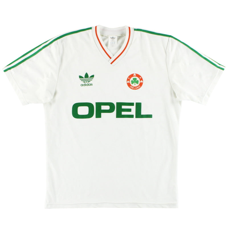 1990-92 Ireland adidas Away Shirt L Football Shirt