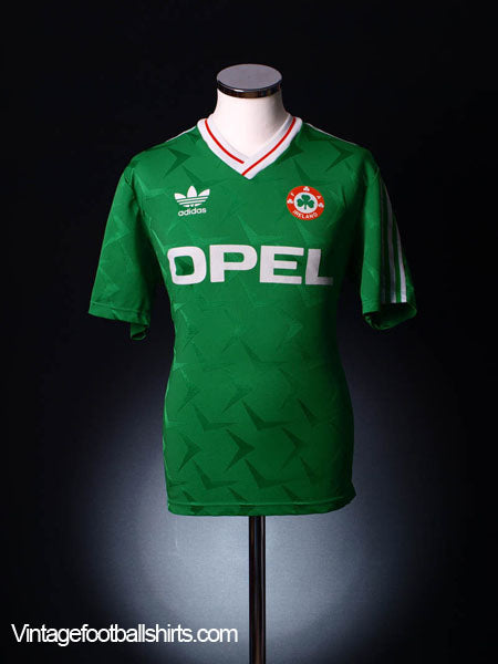 1990-92 Ireland Home Shirt L.Boys Football Shirt