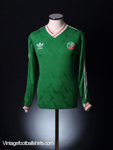 1990-92 Ireland Player Issue Home Shirt *As new* L/S L Football Shirt