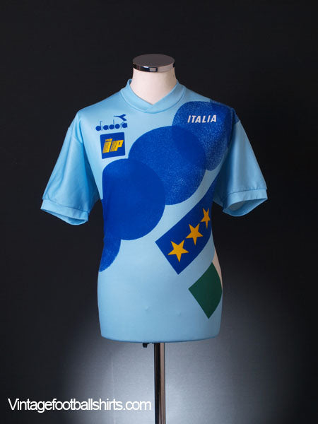 1990-92 Italy Training Shirt L Training Shirt