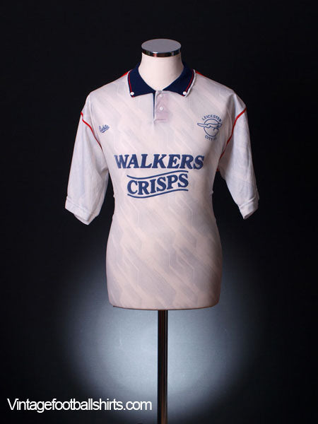 1990-92 Leicester Away Shirt M Football Shirt