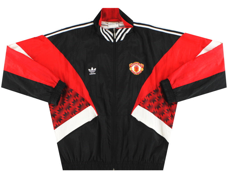1990-92 Manchester United adidas Track Jacket *Mint* L Jacket