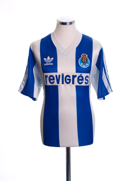 1990-92 Porto Home Shirt *Mint* S Football Shirt