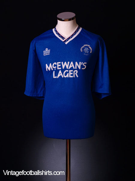 1990-92 Rangers Home Shirt XL Football Shirt