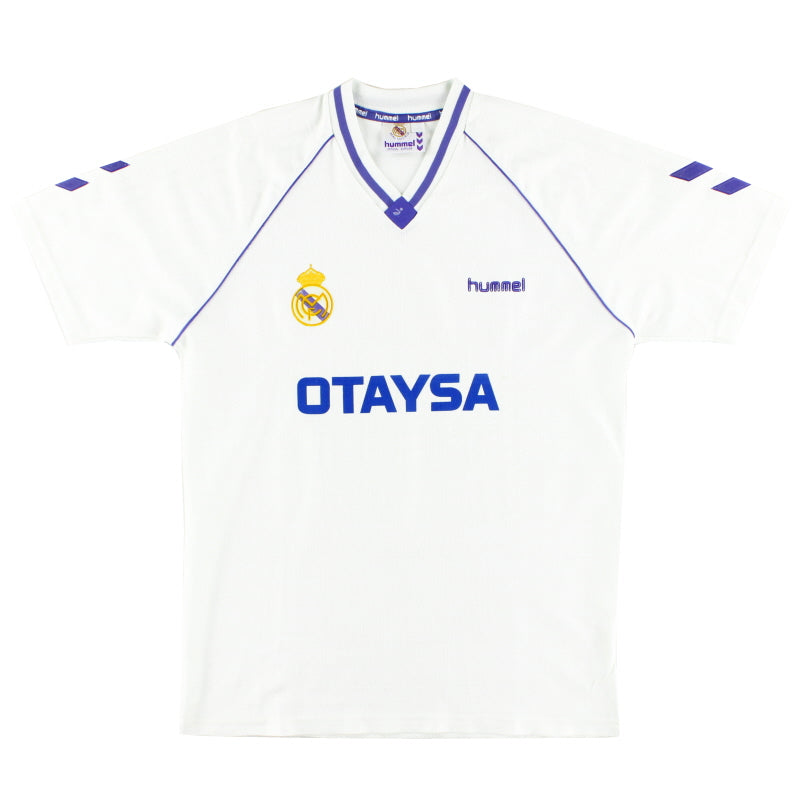 1990-92 Real Madrid Home Shirt XXL Football Shirt