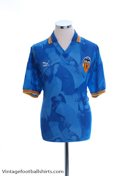 1990-92 Valencia Away Shirt XL Football Shirt