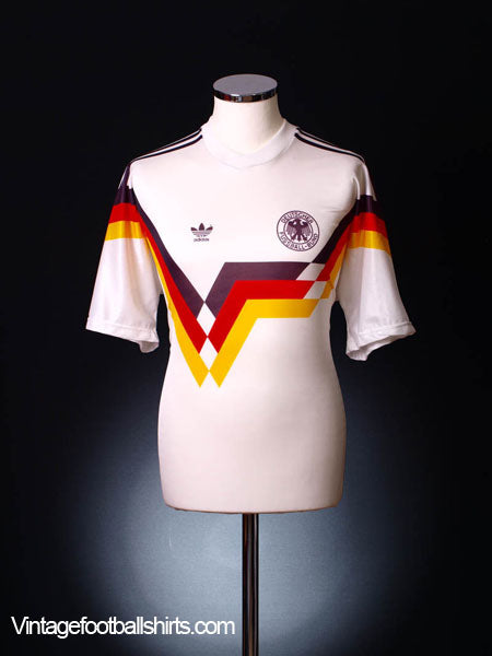 1990-92 West Germany Home Shirt L Football Shirt