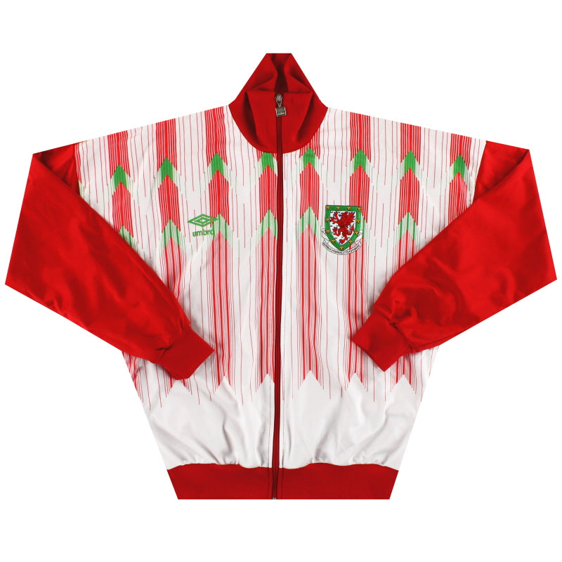 1990-93 Wales Umbro Track Jacket M Jacket