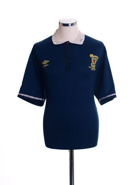 1990 Scotland 'World Cup' Home Shirt XL Football Shirt