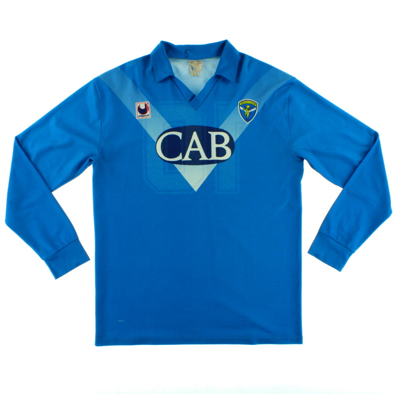 1991-92 Brescia Home Shirt #10 L/S XL Football Shirt