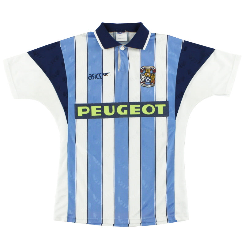 1991-92 Coventry Asics Home Shirt S Football Shirt
