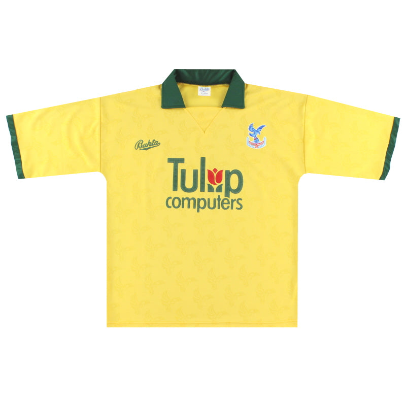 1991-92 Crystal Palace Bukta Away Shirt M Football Shirt