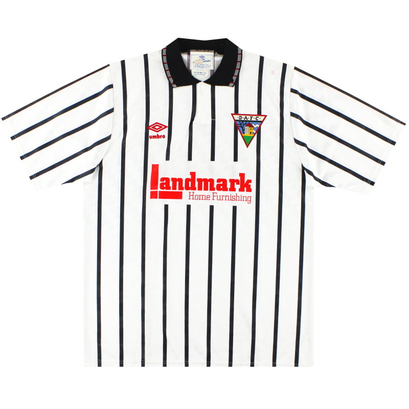 1991-92 Dunfermline Umbro Home Shirt *As New* XL Football Shirt