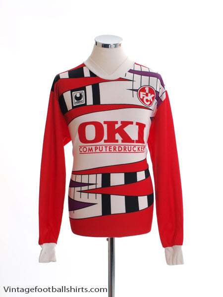 1991-92 Kaiserslautern Home Shirt #10 L/S L Football Shirt