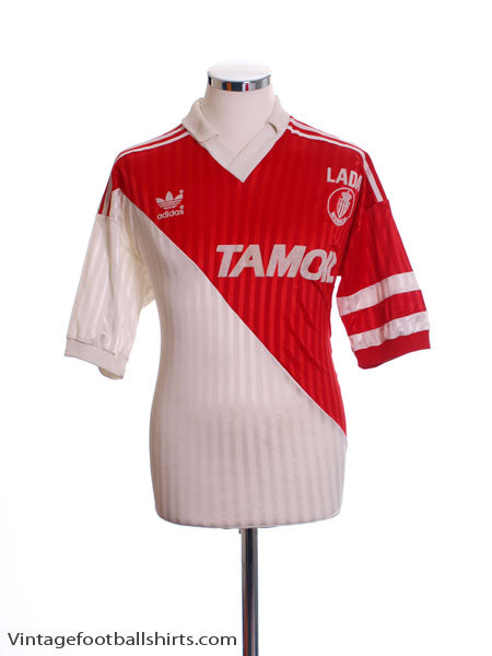 1991-92 Monaco Home Shirt S Football Shirt