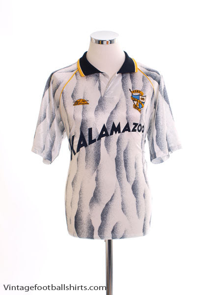 1991-92 Port Vale Home Shirt L Football Shirt