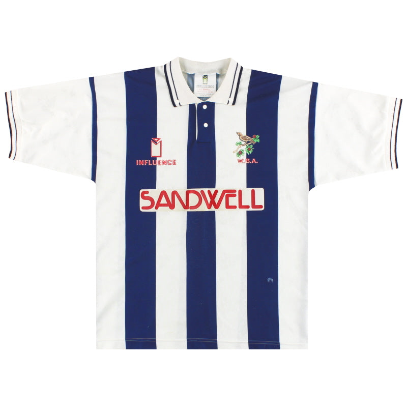 1991-92 West Brom Home Shirt S Football Shirt