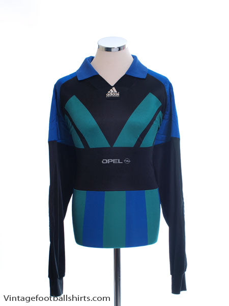 1991-93 adidas Goalkeeper Shirt L Football Shirt