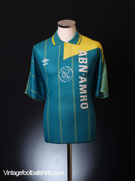 1991-93 Ajax Home Shirt L Football Shirt