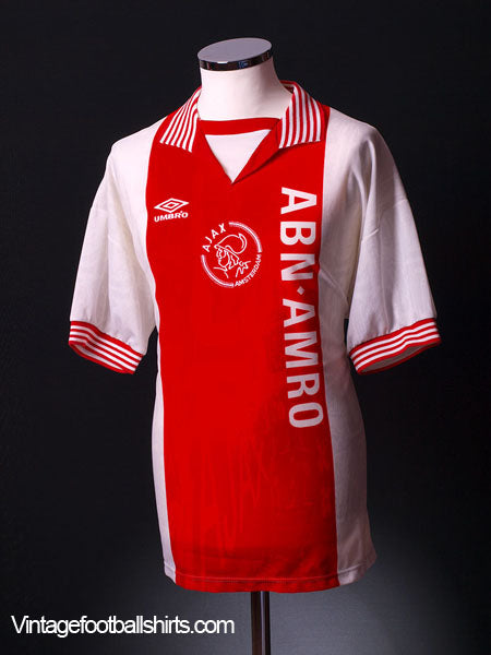 1991-93 Ajax Home Shirt L Football Shirt