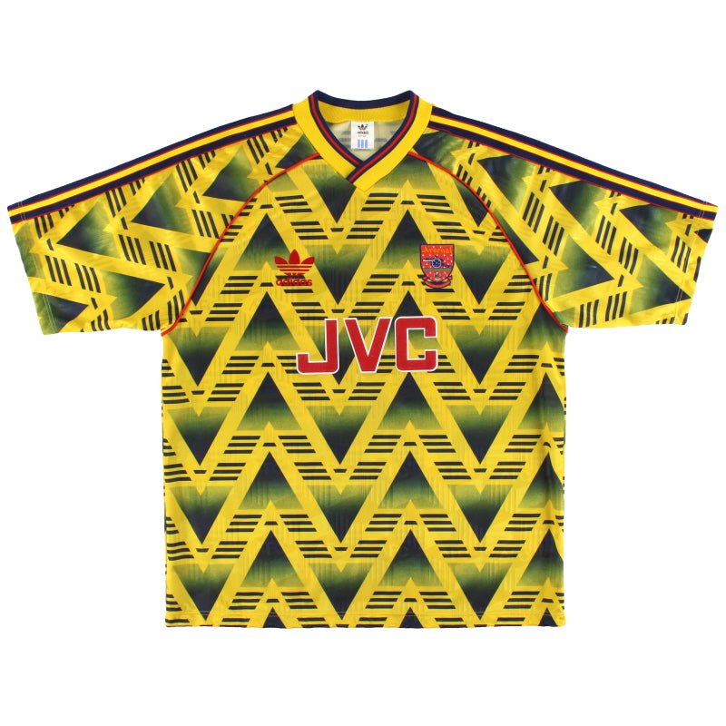 1991-93 Arsenal adidas Away Shirt L/XL Football Shirt