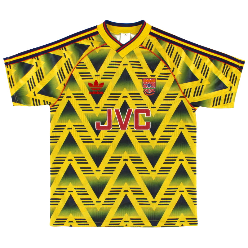 1991-93 Arsenal adidas Away Shirt M/L Football Shirt