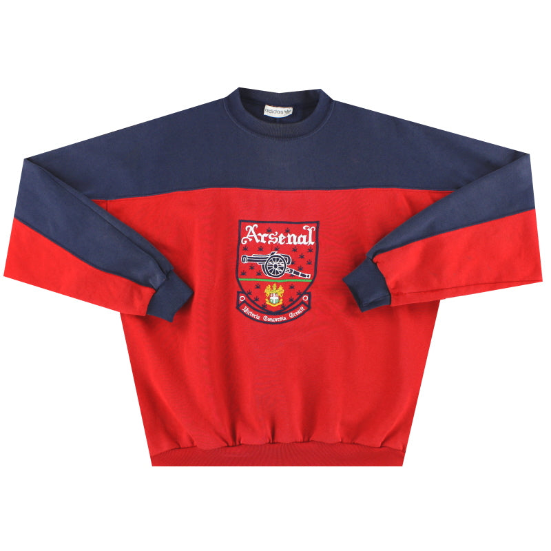 1991-93 Arsenal adidas Spellout Sweatshirt L Sweatshirt