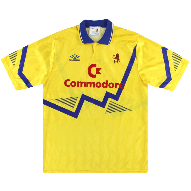 1991-93 Chelsea Umbro Third Shirt L Football Shirt