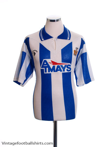 1991-93 Kilmarnock Home Shirt L Football Shirt