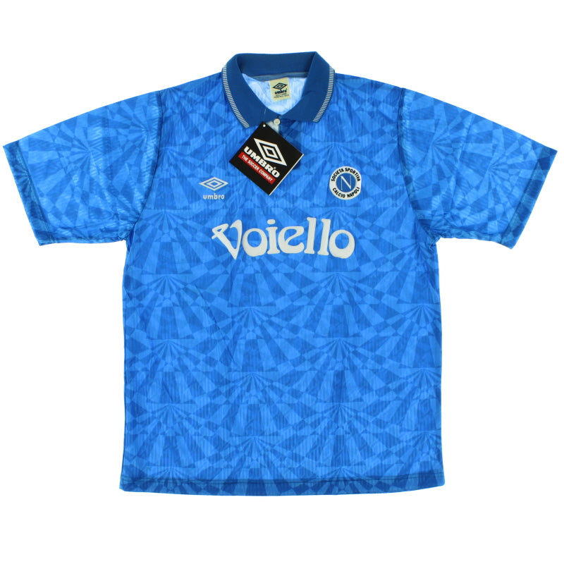 1991-93 Napoli Home Shirt *BNIB* XL Football Shirt