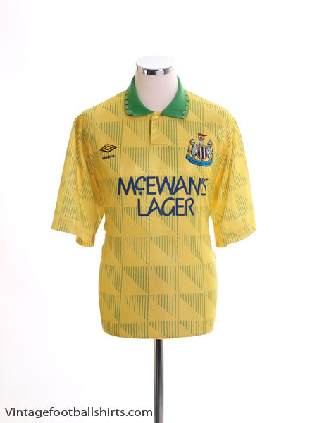 1991-93 Newcastle Away Shirt XL Football Shirt