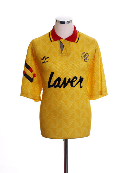 1991-93 Sheffield United Away Shirt XL Football Shirt