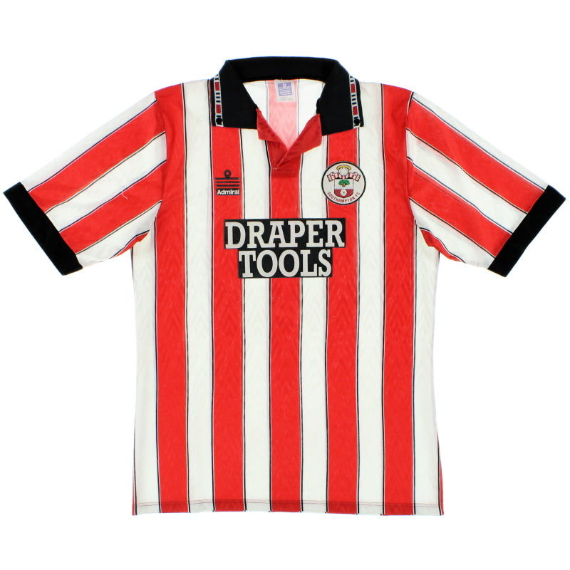 1991-93 Southampton Home Shirt M Football Shirt