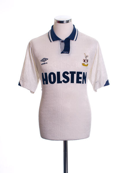 1991-93 Tottenham Home Shirt XL Football Shirt