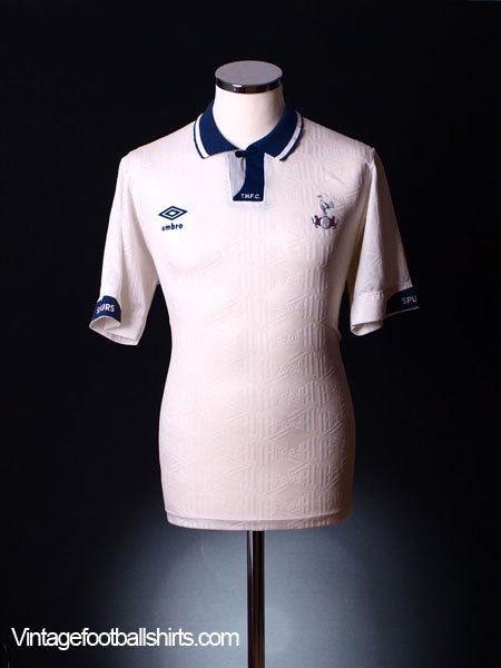 1991-93 Tottenham Home Shirt XL Football Shirt