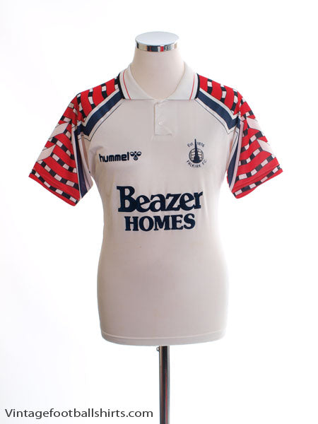 1991-94 Falkirk Away Shirt L.Boys Football Shirt