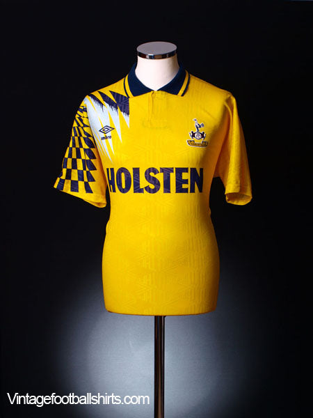 1991-95 Tottenham Away Shirt XL Football Shirt