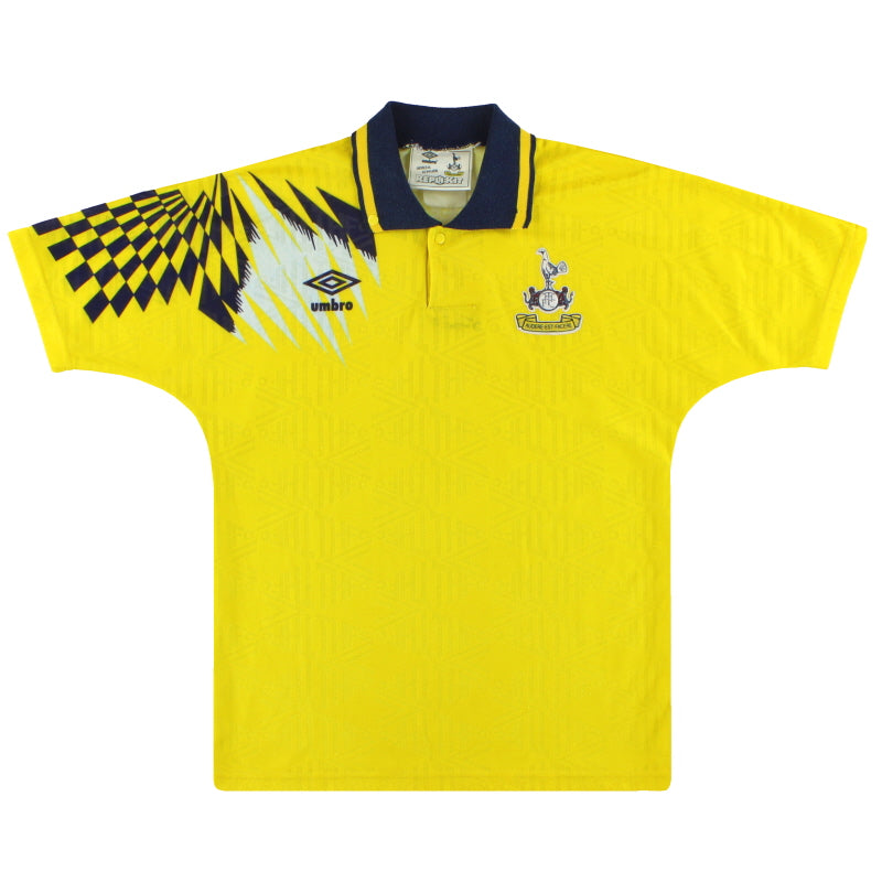 1991-95 Tottenham Umbro Away Shirt Y Football Shirt