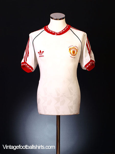 1991 Manchester United European Cup Winners Cup Shirt XL Football Shirt